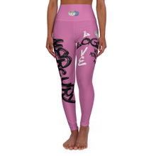 Load image into Gallery viewer, Mercury Dime 400 Degrees Graffiti Pink Yoga Leggings