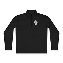 Load image into Gallery viewer, Quarter-Zip Pullover — 'One Dime' Vintage Coin Chest Logo