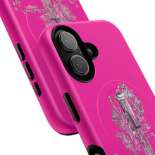 Load image into Gallery viewer, Tough Magnetic Phone Case — "One Dime" Pink Gun Graphic, Shockproof Magnetic Mount