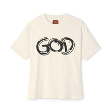 Load image into Gallery viewer, God Graphic Tee — "Within God All Things Are Possible" Oversized Boxy Shirt