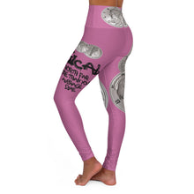 Load image into Gallery viewer, Mercury Dime 400 Degrees Yoga Leggings Pink Design