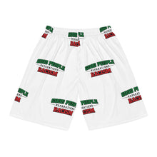 Load image into Gallery viewer, Basketball Shorts — "Good People thin Reparations between Racism" All-Over Print
