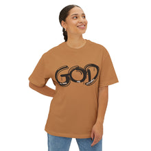 Load image into Gallery viewer, God Graphic Tee — "Within God All Things Are Possible" Oversized Boxy Shirt
