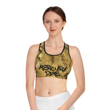 Load image into Gallery viewer, Mercury Dime Gold Sports Bra , Compression Fit
