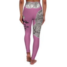 Load image into Gallery viewer, Mercury Dime 400 Degrees Yoga Leggings Pink Design