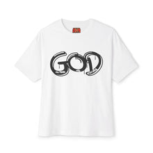 Load image into Gallery viewer, God Graphic Tee — "Within God All Things Are Possible" Oversized Boxy Shirt
