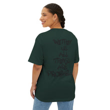 Load image into Gallery viewer, Oversized Boxy Tee — "Within Us All Things Are Probable" Graphic