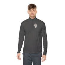 Load image into Gallery viewer, Quarter-Zip Pullover — 'One Dime' Vintage Coin Chest Logo