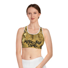 Load image into Gallery viewer, Mercury Dime Gold Sports Bra , Compression Fit