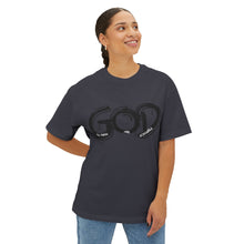 Load image into Gallery viewer, God Graphic Tee — "Within God All Things Are Possible" Oversized Boxy Shirt