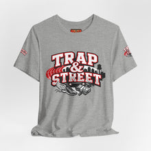 Load image into Gallery viewer, Trap & Street Graphic Tee — "Started Before the Shot on the Block" Urban Streetwear T‑Shirt