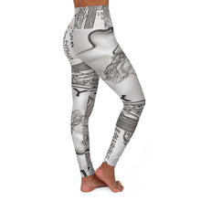 Load image into Gallery viewer, Yoga Leggings - Mercury Dime 400 Degrees Numismatic Athleisure Print