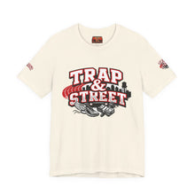 Load image into Gallery viewer, Trap & Street Graphic Tee — "Started Before the Shot on the Block" Urban Streetwear T‑Shirt