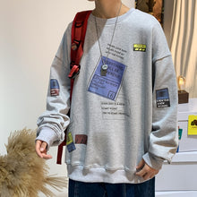 Load image into Gallery viewer, Autumn Spring 2022 Hoodies Sweatshirt Men's White Loose Hip Hop Punk Pullover Streetwear Casual Fashion Clothes OVERSize 5XL