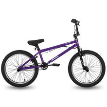 Load image into Gallery viewer, HILAND 10 Color&Series 20'' BMX Bike Freestyle Steel Bicycle Bike Double Caliper Brake Show Bike Stunt Acrobatic Bike