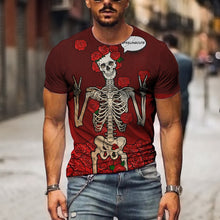 Load image into Gallery viewer, Hip Hop Black Soul Street Men's T-shirt Ghost Claw Harajuku Summer Short Sleeve 3D Printing Fashion Loose Top корейская одежда