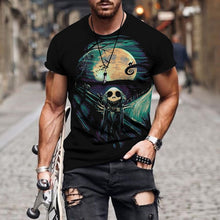 Load image into Gallery viewer, Hip Hop Black Soul Street Men's T-shirt Ghost Claw Harajuku Summer Short Sleeve 3D Printing Fashion Loose Top корейская одежда