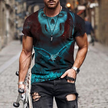 Load image into Gallery viewer, Hip Hop Black Soul Street Men's T-shirt Ghost Claw Harajuku Summer Short Sleeve 3D Printing Fashion Loose Top корейская одежда