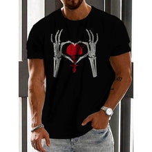 Load image into Gallery viewer, Hip Hop Black Soul Street Men's T-shirt Ghost Claw Harajuku Summer Short Sleeve 3D Printing Fashion Loose Top корейская одежда