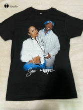 Load image into Gallery viewer, New Selena Quintanilla And Tupac T-Shirt Black S-5XL 2Pac Hip Hop Rap Pop Fashion Cotton Tee Shirt Unisex