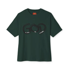 Load image into Gallery viewer, God Graphic Tee — "Within God All Things Are Possible" Oversized Boxy Shirt
