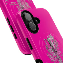 Load image into Gallery viewer, Tough Magnetic Phone Case — "One Dime" Pink Gun Graphic, Shockproof Magnetic Mount

