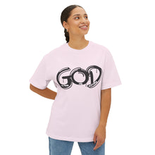 Load image into Gallery viewer, God Graphic Tee — "Within God All Things Are Possible" Oversized Boxy Shirt
