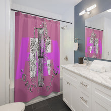 Load image into Gallery viewer, Mercury Dime Shower Curtain - Sovereign Installation Design
