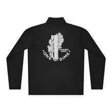 Load image into Gallery viewer, Quarter-Zip Pullover — 'One Dime' Vintage Coin Chest Logo
