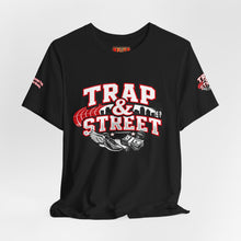 Load image into Gallery viewer, Trap &amp; Street Graphic Tee — "Started Before the Shot on the Block" Urban Streetwear T‑Shirt
