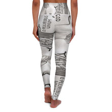 Load image into Gallery viewer, Yoga Leggings - Mercury Dime 400 Degrees Numismatic Athleisure Print
