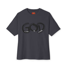 Load image into Gallery viewer, God Graphic Tee — "Within God All Things Are Possible" Oversized Boxy Shirt
