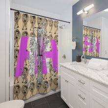 Load image into Gallery viewer, Shower Curtain - Mercury Dime Hello Honey - Sovereign Installation Design
