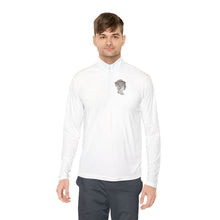 Load image into Gallery viewer, Quarter-Zip Pullover — 'One Dime' Vintage Coin Chest Logo
