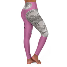 Load image into Gallery viewer, Mercury Dime 400 Degrees Yoga Leggings Pink Design
