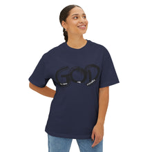 Load image into Gallery viewer, God Graphic Tee — "Within God All Things Are Possible" Oversized Boxy Shirt
