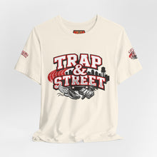 Load image into Gallery viewer, Trap &amp; Street Graphic Tee — "Started Before the Shot on the Block" Urban Streetwear T‑Shirt
