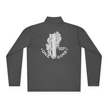 Load image into Gallery viewer, Quarter-Zip Pullover — 'One Dime' Vintage Coin Chest Logo
