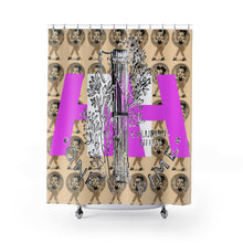 Load image into Gallery viewer, Shower Curtain - Mercury Dime Hello Honey - Sovereign Installation Design
