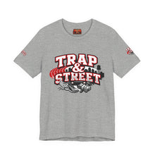 Load image into Gallery viewer, Trap &amp; Street Graphic Tee — "Started Before the Shot on the Block" Urban Streetwear T‑Shirt
