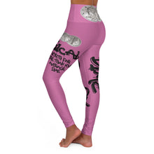 Load image into Gallery viewer, Mercury Dime 400 Degrees Graffiti Pink Yoga Leggings
