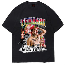 Load image into Gallery viewer, 2022 New Men T Shirt Hip Hop Streetwear Tops Rap Star Tupac Print Tshirt Casual Cotton Plus Size Short Sleeve Oversized T Shirts
