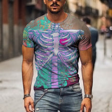 Load image into Gallery viewer, Hip Hop Black Soul Street Men's T-shirt Ghost Claw Harajuku Summer Short Sleeve 3D Printing Fashion Loose Top корейская одежда
