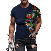 Load image into Gallery viewer, Hip Hop Black Soul Street Men's T-shirt Ghost Claw Harajuku Summer Short Sleeve 3D Printing Fashion Loose Top корейская одежда
