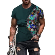Load image into Gallery viewer, Hip Hop Black Soul Street Men's T-shirt Ghost Claw Harajuku Summer Short Sleeve 3D Printing Fashion Loose Top корейская одежда

