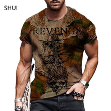 Load image into Gallery viewer, Hip Hop Black Soul Street Men's T-shirt Ghost Claw Harajuku Summer Short Sleeve 3D Printing Fashion Loose Top корейская одежда
