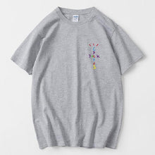 Load image into Gallery viewer, Rapper Travis Scott Cactus Jack Rainbow Alphabet Print T-Shirt Hip Hop Quality Cotton Short Sleeves Men Wome Oversized Tops
