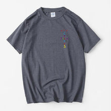 Load image into Gallery viewer, Rapper Travis Scott Cactus Jack Rainbow Alphabet Print T-Shirt Hip Hop Quality Cotton Short Sleeves Men Wome Oversized Tops
