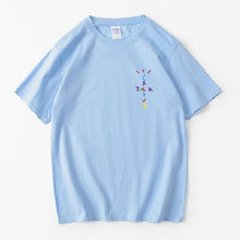 Load image into Gallery viewer, Rapper Travis Scott Cactus Jack Rainbow Alphabet Print T-Shirt Hip Hop Quality Cotton Short Sleeves Men Wome Oversized Tops
